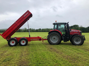 Hogg Engineering 16x8 14T Tipper Trailer