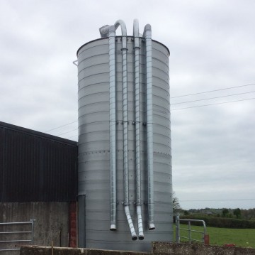 V-MAC 25 Tonne Split Enclosed Silo