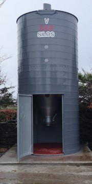 V-MAC 28 Tonne Single Enclosed Silo