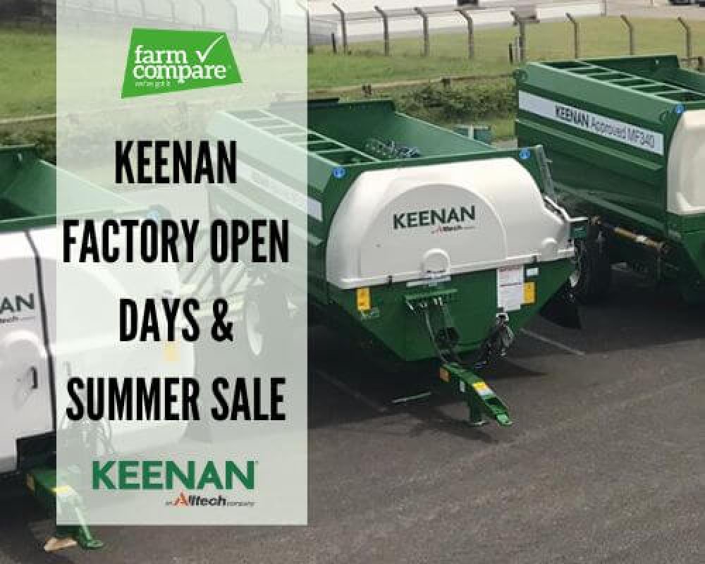 KEENAN – Factory Open Days And Summer Sale | Farm Compare