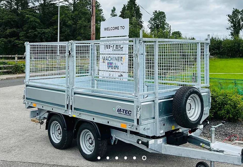 M-Tec 10ft x 5ft 6 Tipping Trailer