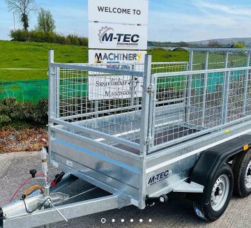 M-Tec 8.2ft x 4.2ft Twin Axle General Purpose Trailer