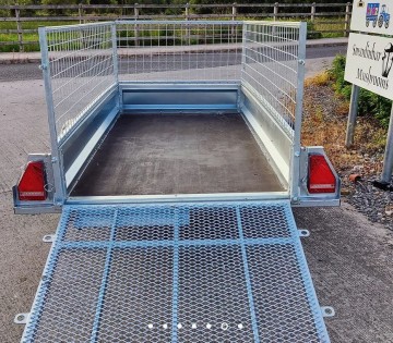 M-Tec 8ft x 4ft Single Axle Eco Trailer