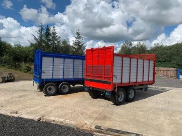 K-Quip 18 x 8ft Silage Trailer
