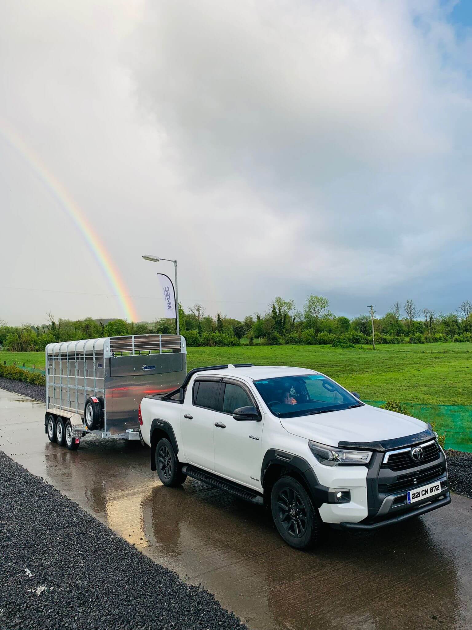 M-Tec 14ft Tri Axle Livestock Trailer | Farm Compare | Farm Compare