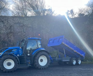 Kenwell Engineering 14T Dropside Tipping Trailer