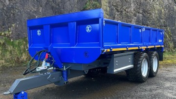 Kenwell Engineering 14T Dropside Tipping Trailer