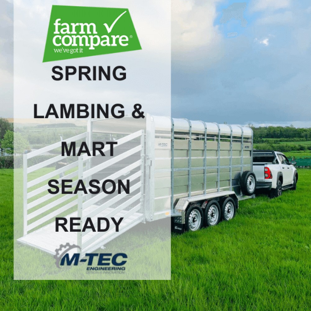 M-TEC Tri-Axle Livestock Trailers | 12FT & 14FT | Farm Compare