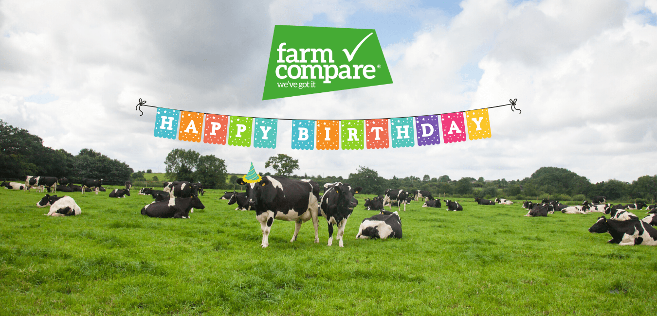 Farm Compare is 1 year old and to celebrate we’re giving away a big prize!