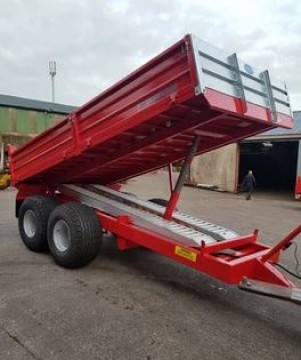 Johnston Bros 10 Tonne 14ft Drop Side Tipping Trailer