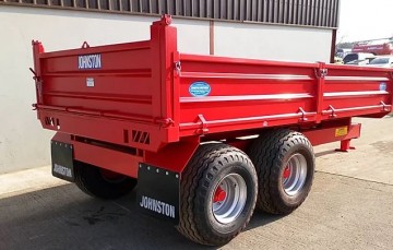 Johnston Bros 6 Tonne 12ft Drop Side Tipping Trailer