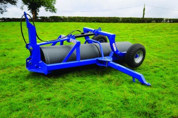 Walter Watson 10ft  x 30" x 12.5mm Water Ballast Land Roller c/w End Tow Hydraulic Wheel Kit