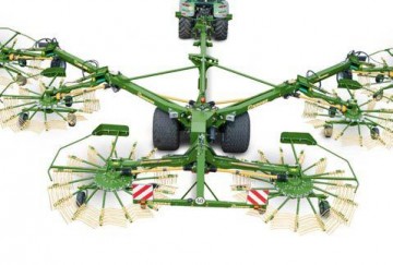 KRONE Swadro 2000 Six Rotor Centre Delivery Rake