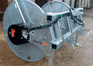 Slurryquip 1200m Slurry Front and Back Mounted Hose Reeler