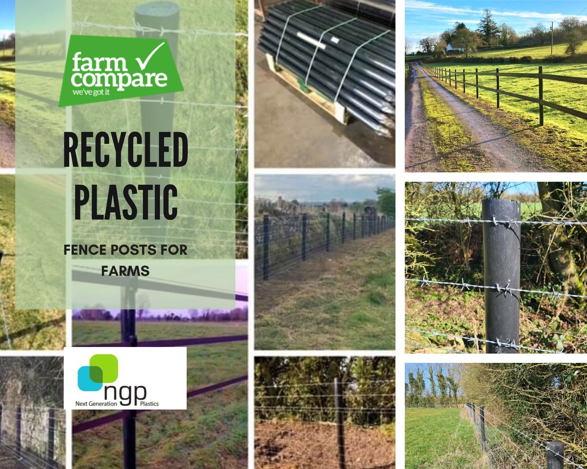 Recycled plastic takes on a new shape—fence posts for farms 