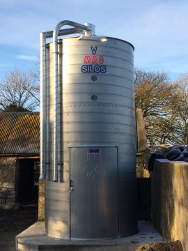 V-MAC 16 Tonne Single Enclosed Silo