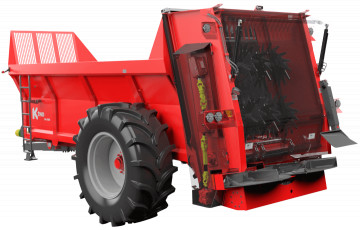 Ktwo 2620 test Tandem BIO Horizontal Beater Muck Spreader